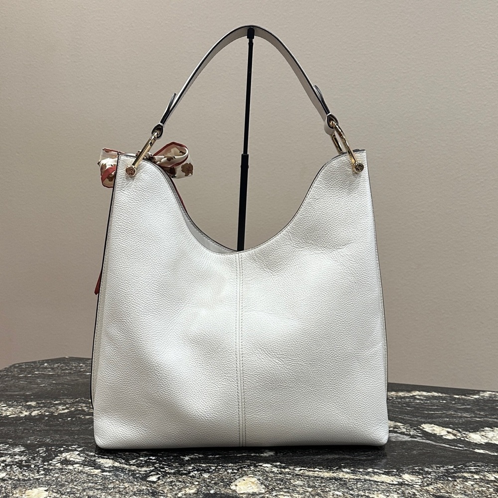 Michael Kors Hobo Bag with Scarf Accent - Picture 2 of 12